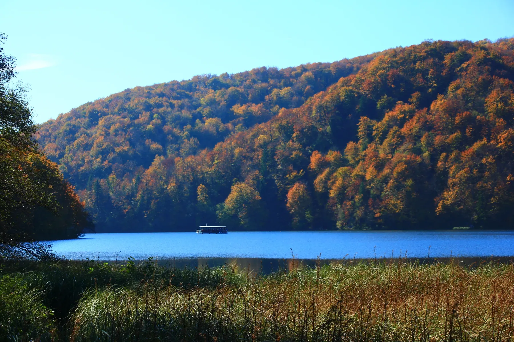 Autumn colour at Plitvice Lakes